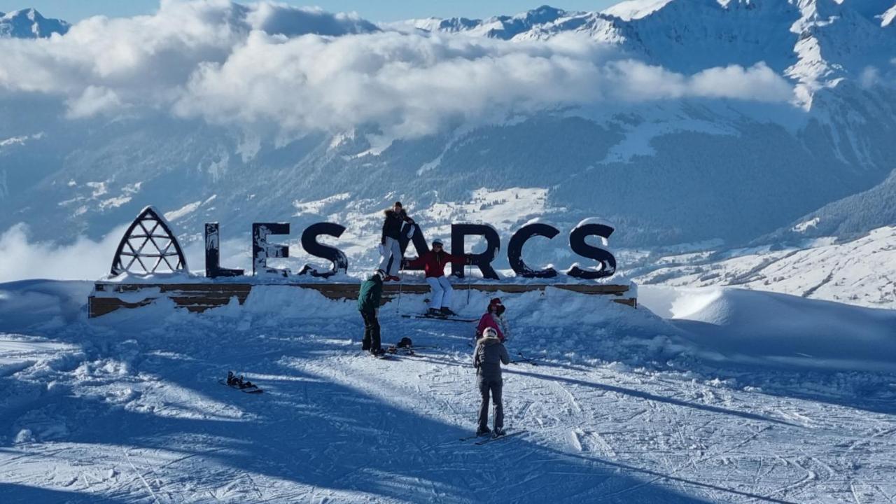 Arcs 1950 Appartement Luxe Type Chalet 5 A 7 Personnes Vue Imprenable Sur Le Montblanc Skis Aux Pieds Les Arcs  Экстерьер фото