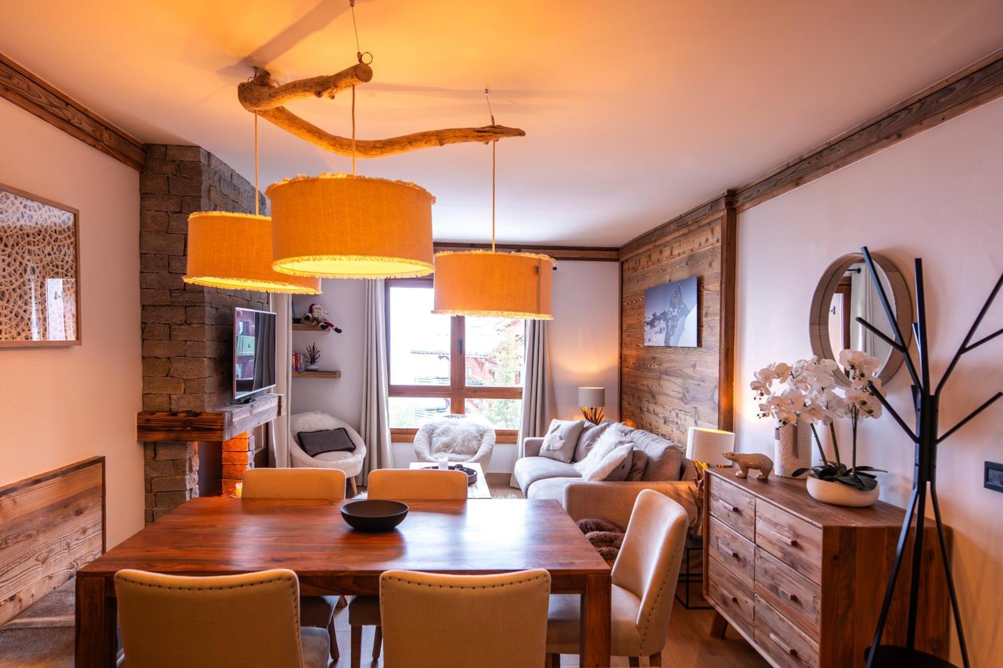 Arcs 1950 Appartement Luxe Type Chalet 5 A 7 Personnes Vue Imprenable Sur Le Montblanc Skis Aux Pieds Les Arcs  Экстерьер фото