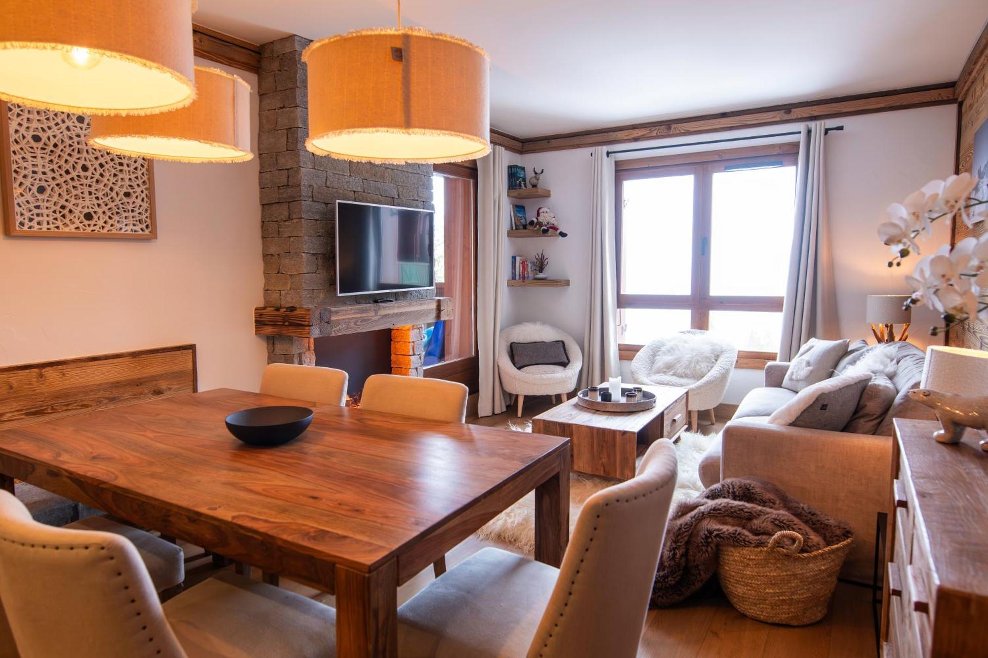 Arcs 1950 Appartement Luxe Type Chalet 5 A 7 Personnes Vue Imprenable Sur Le Montblanc Skis Aux Pieds Les Arcs  Экстерьер фото